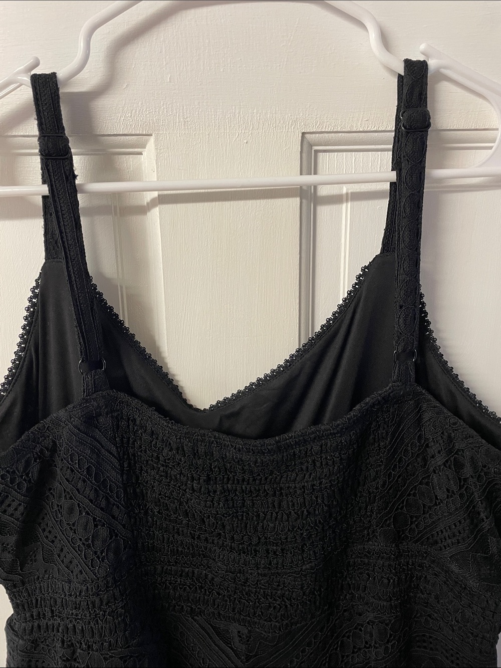 Torrid Midi Lace Skater Dress in black lace design women’s size 1X - Picture 7 of 15